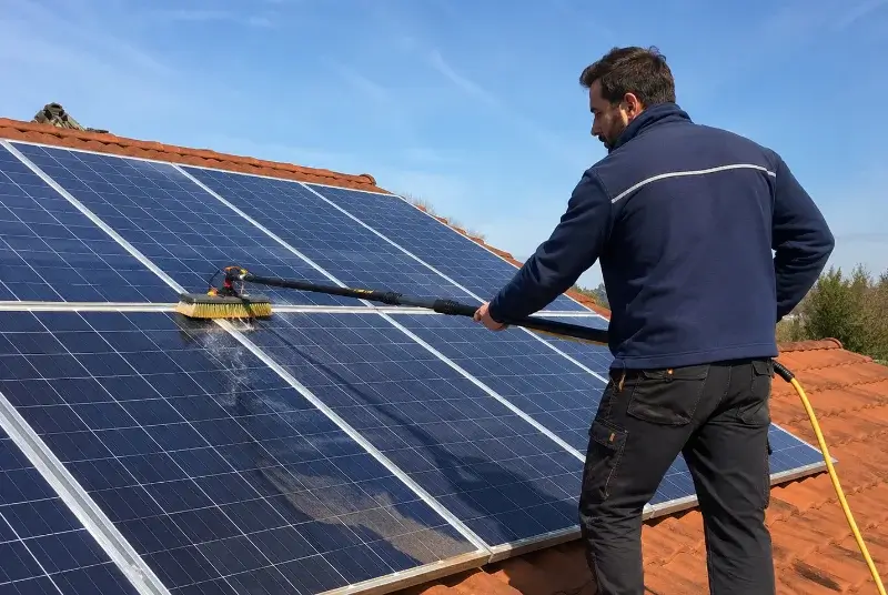 Nettoyage et entretien de panneaux solaires à Vendrennes