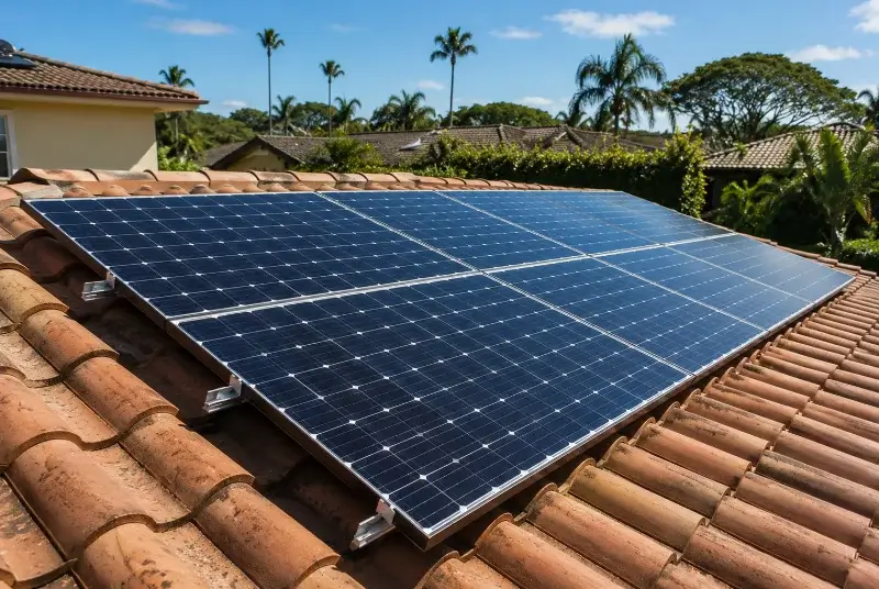 Installation de panneaux solaires à Vendrennes
